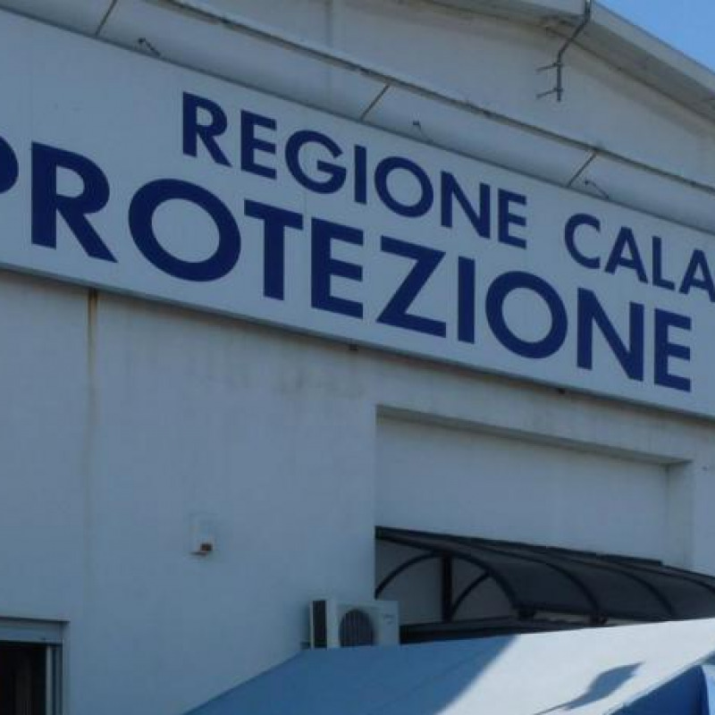 La sede della protezione civile in Calabria