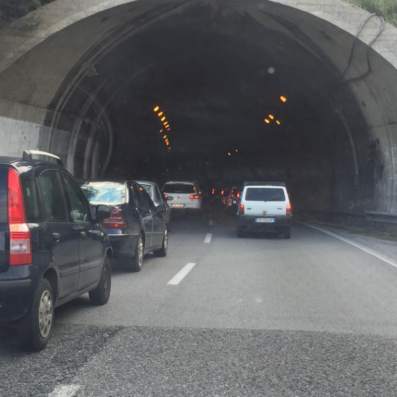 Traffico sulla tangenziale di Messina