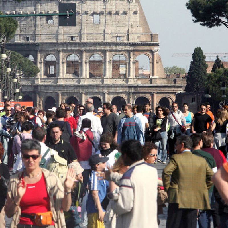 Turisti a Roma