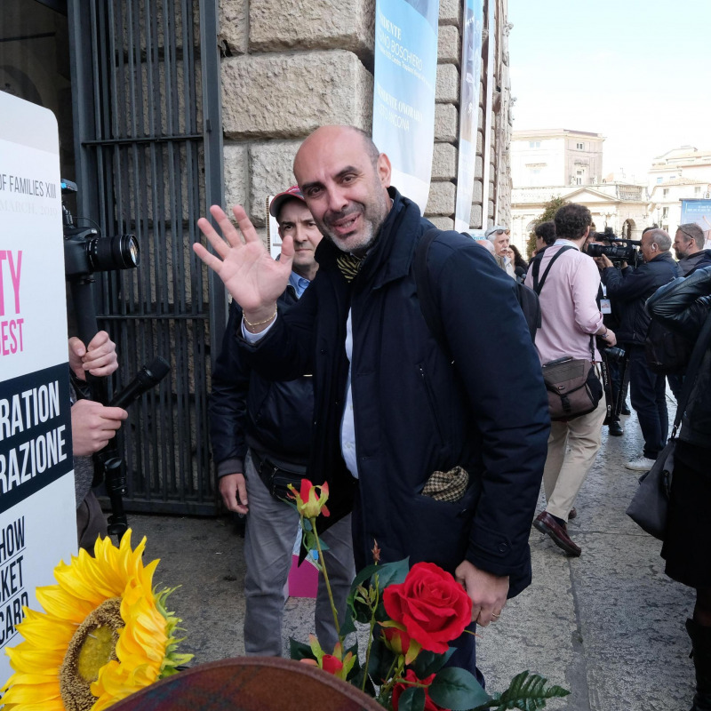 Il senatore Simone Pillon della Lega al 13/o Congresso mondiale delle famiglie