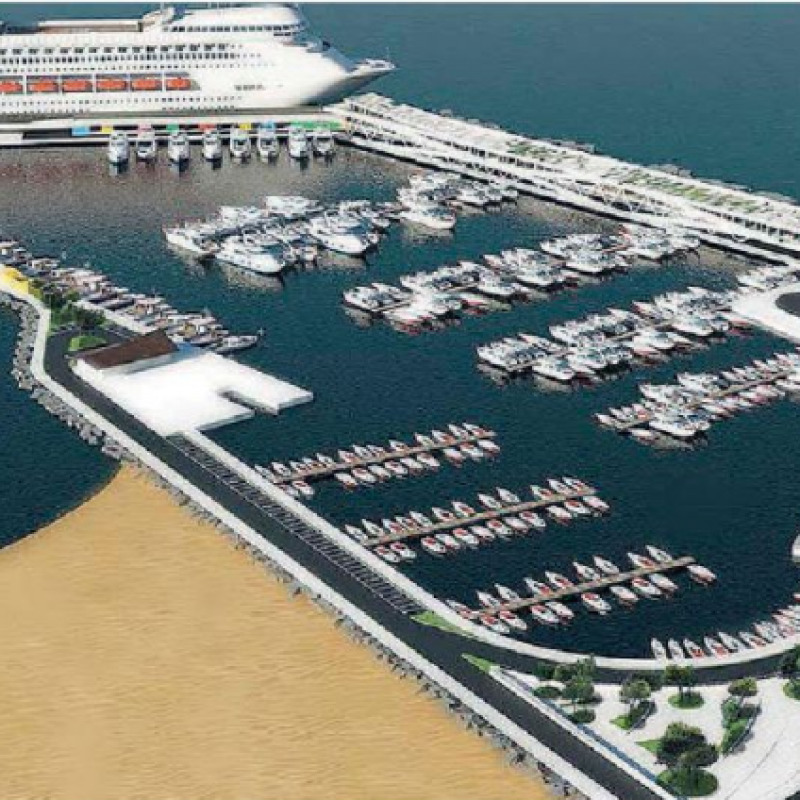 Il progetto del porto di Giardini Naxos