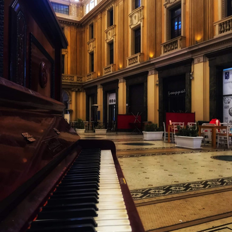 Il pianoforte della galleria Vittorio Emanuele