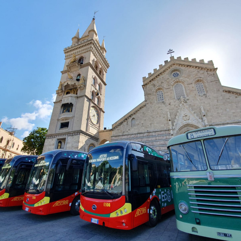 Sedici nuovi autobus elettrici per le strade di Messina, la più grande flotta del sud Italia - Foto