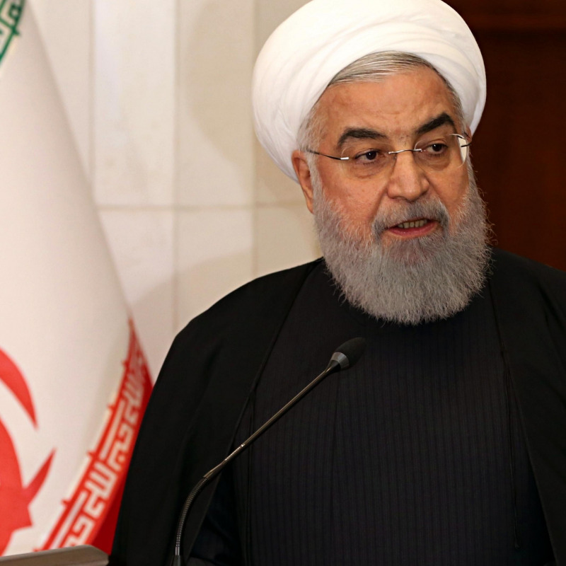 Il presidente dell'Iran Rohani