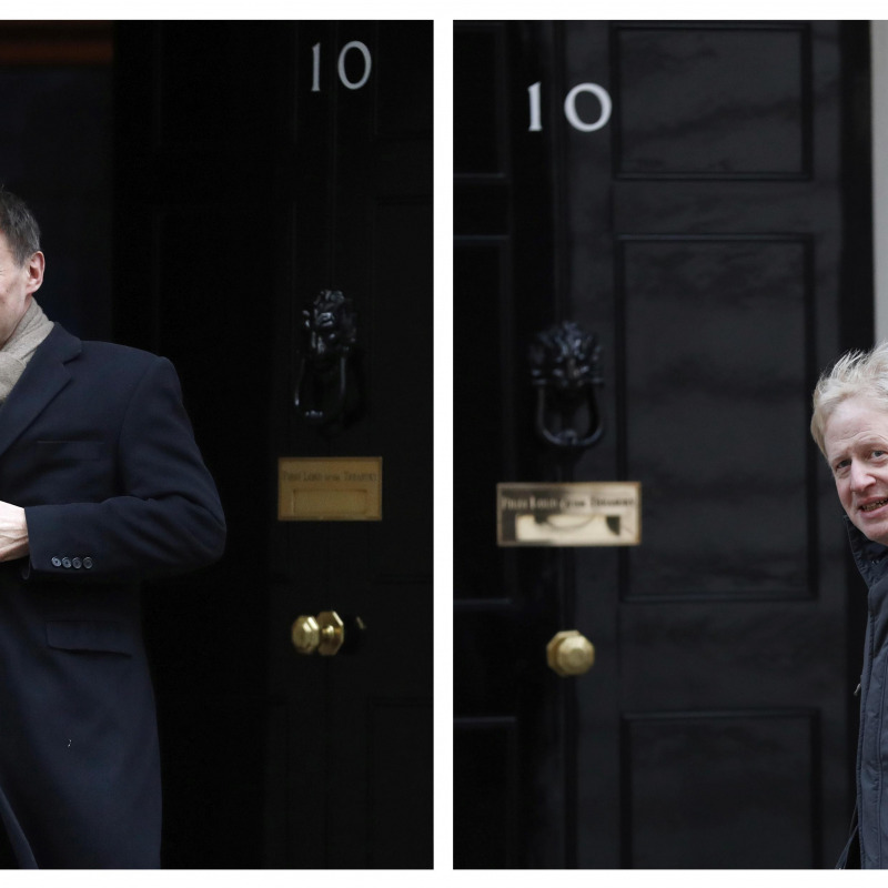 Jeremy Hunt e Boris Johnson