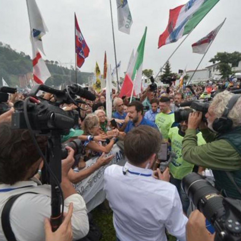 Matteo Salvini a Pontida