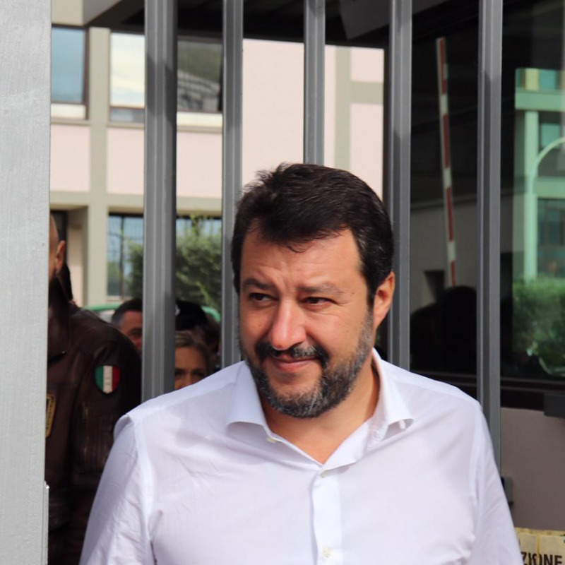 Il leader della Lega, Matteo Salvini