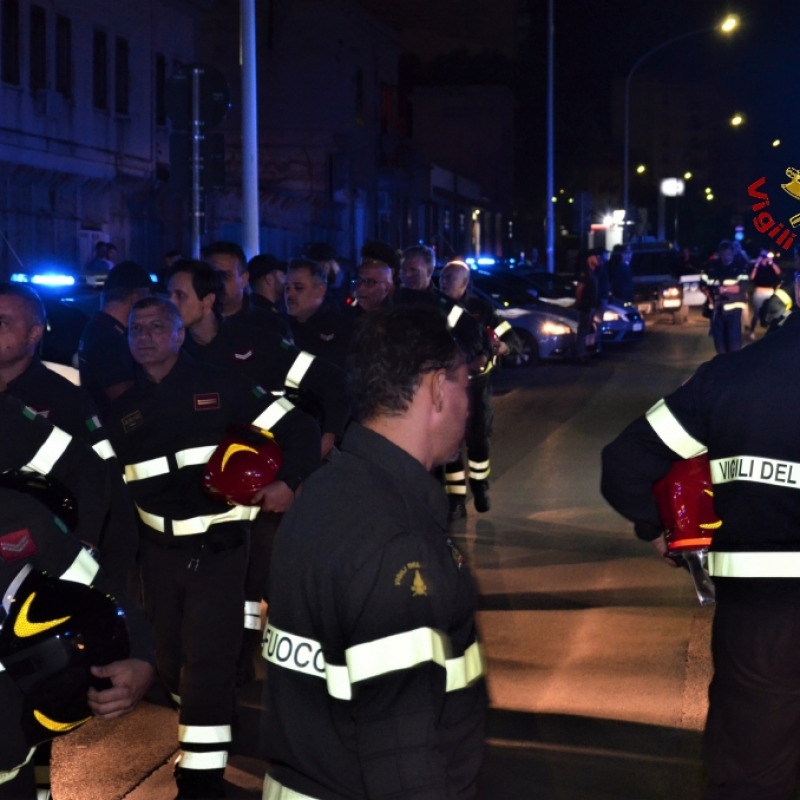 Poliziotti uccisi a Trieste, a Palermo l'omaggio dei vigili del fuoco