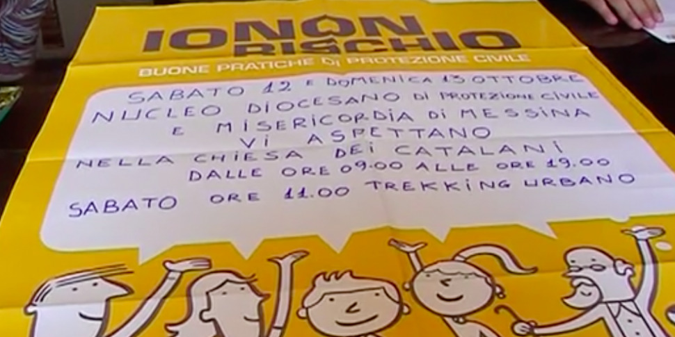 Protezione civile, a Messina la campagna "Io non rischio"