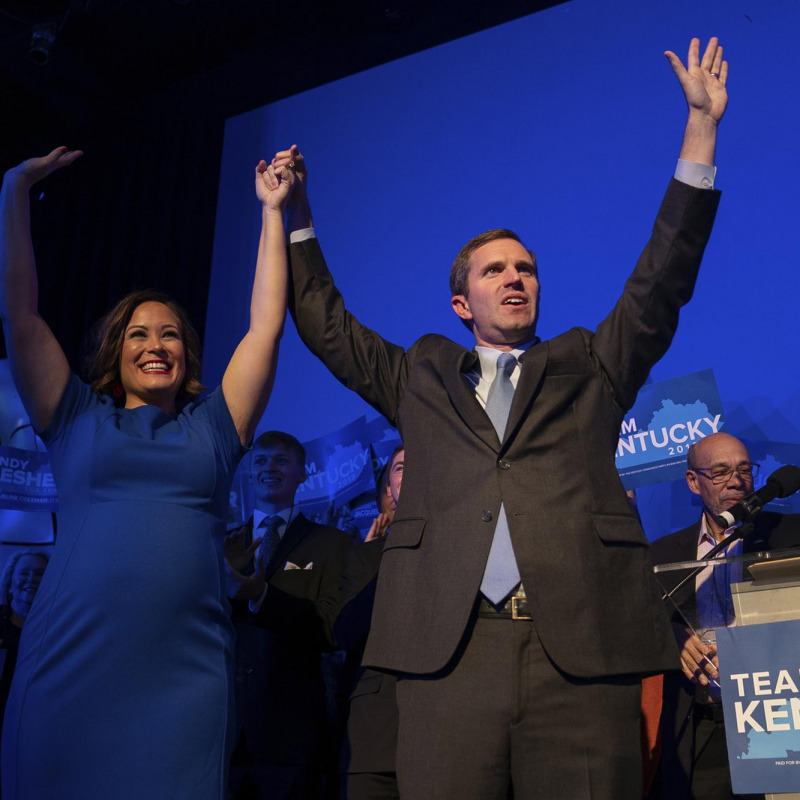 Il candidato dem in Kentucky, Andy Beshear