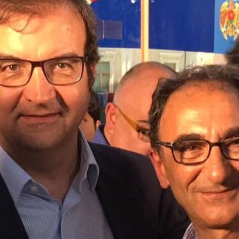 Il sindaco di Cosenza Mario Occhiuto e quello di Catanzaro Abramo