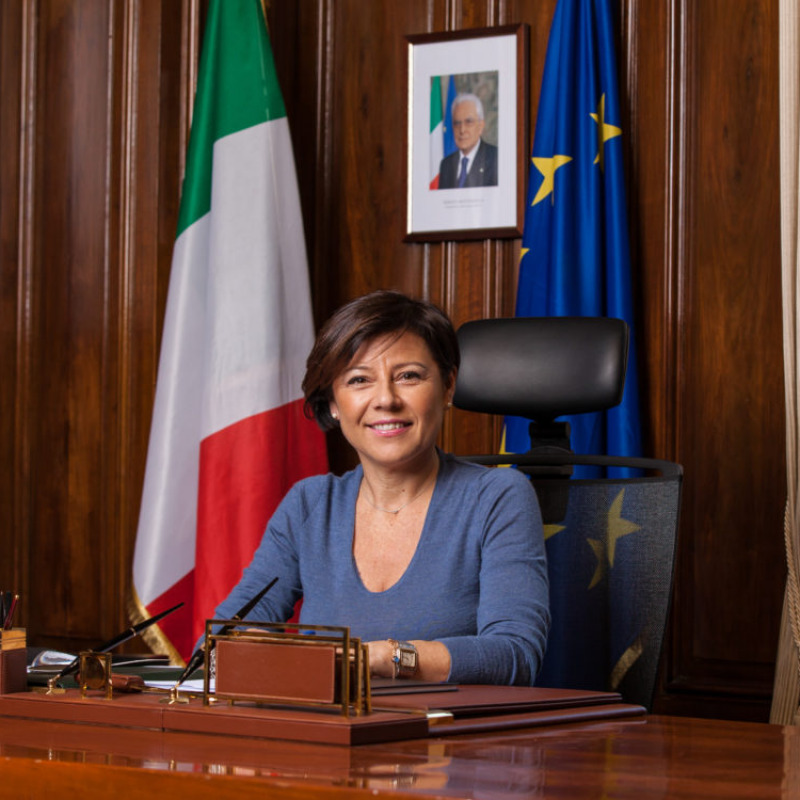 Il ministro dei Trasporti, Paola De Micheli