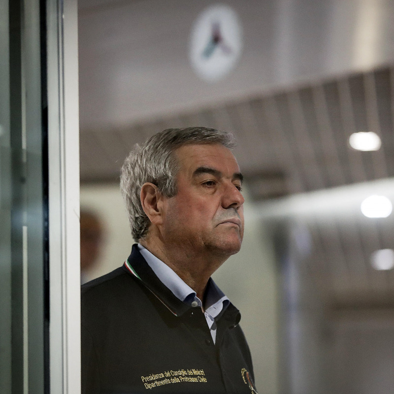Il capo della Protezione Civile Angelo Borrelli