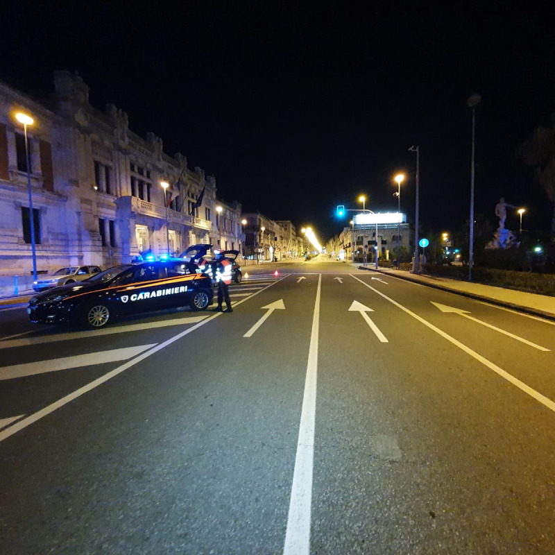 Le strade deserte a Messina nei giorni del locdown di marzo