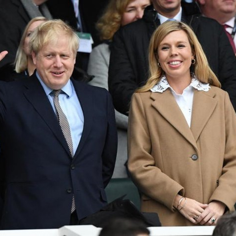 Boris Johnson e Carrie Symonds