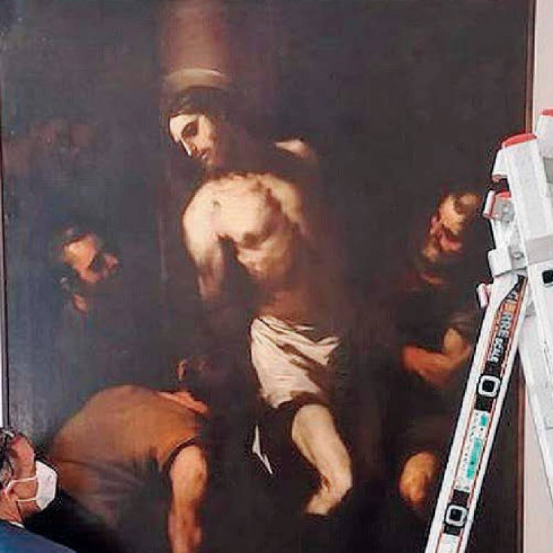 Il "Cristo alla Corona" di Luca Giordano al rientro nelle sale espositive