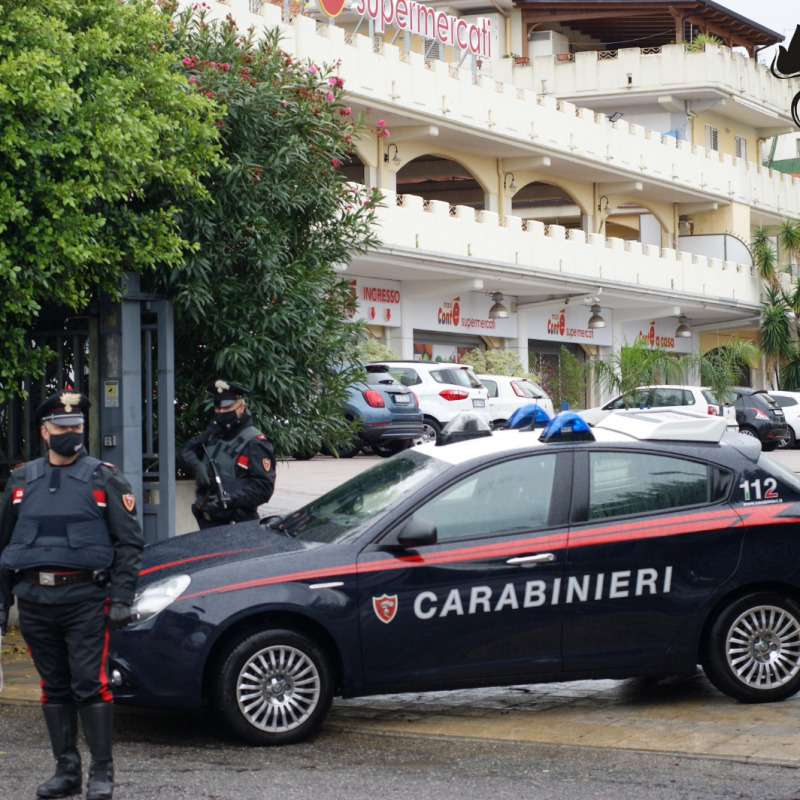 Una pattuglia dei carabinieri a CoriglianoRossano