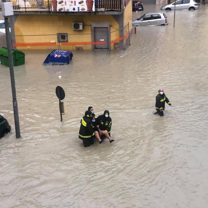 L'alluvione a Crotone di pochi giorni fa