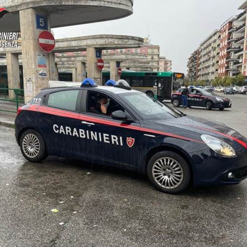 L'autostazione nella quale si è svolta l'operazione