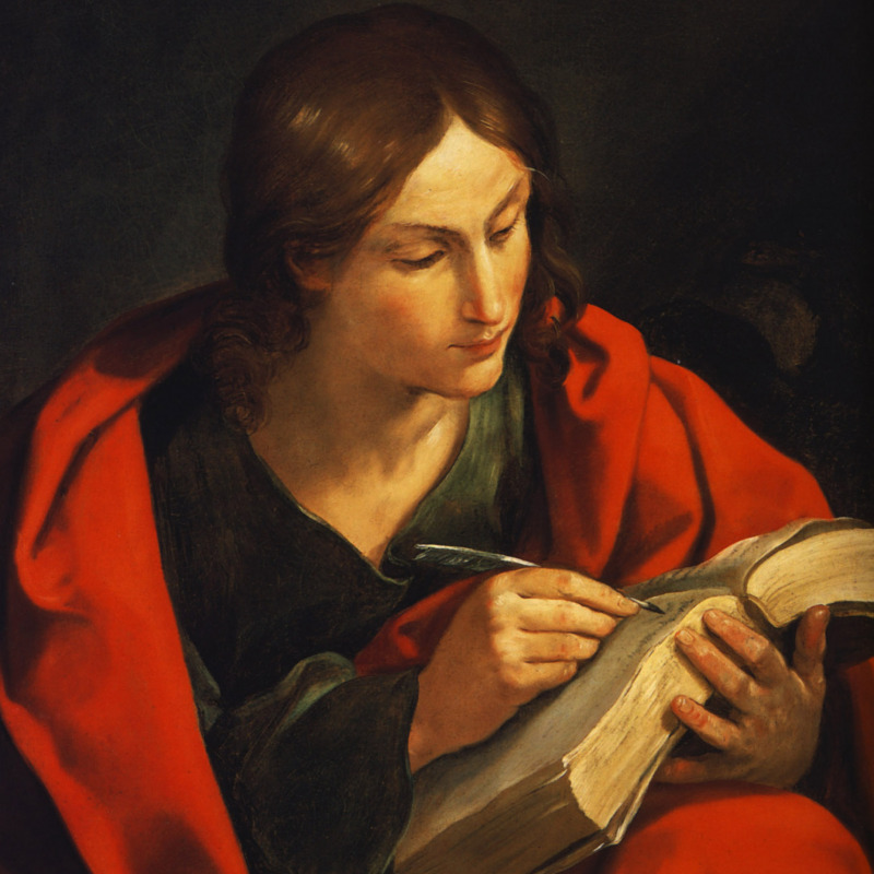 Guido Reni, San Giovanni evangelista e l'aquila (1620-1621)