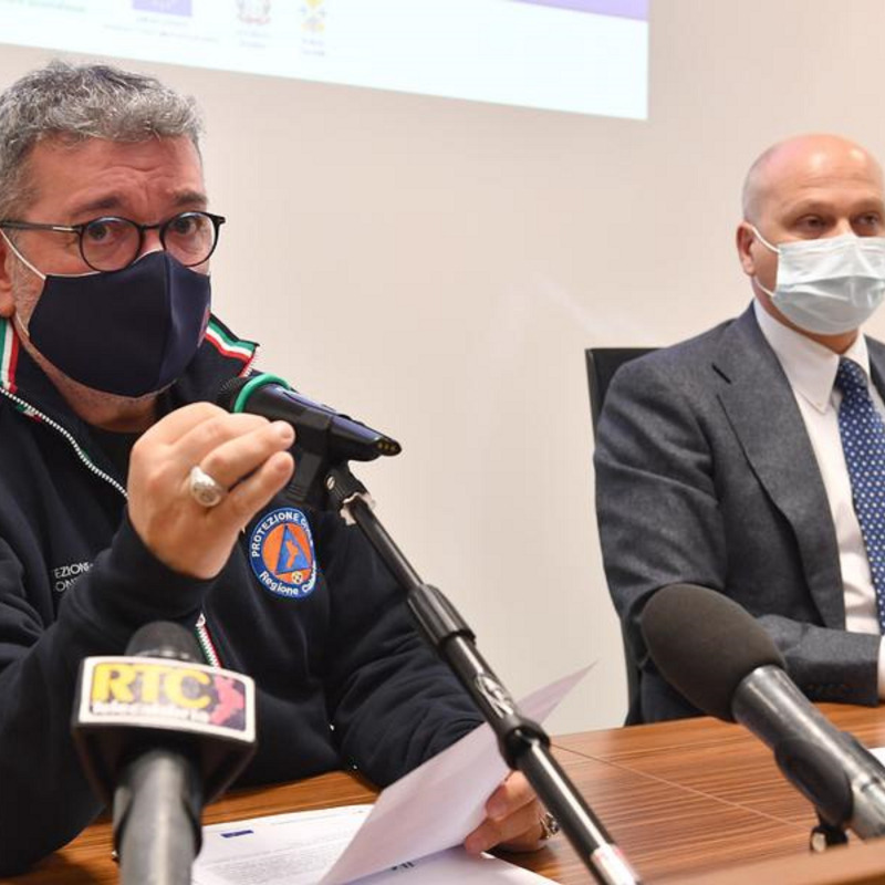 Nino Spirlì con l’autorità di gestione del Por Calabria, Maurizio Nicolai