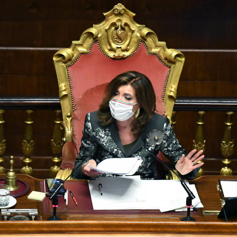 La presidente del Senato Maria Elisabetta Alberti Casellati