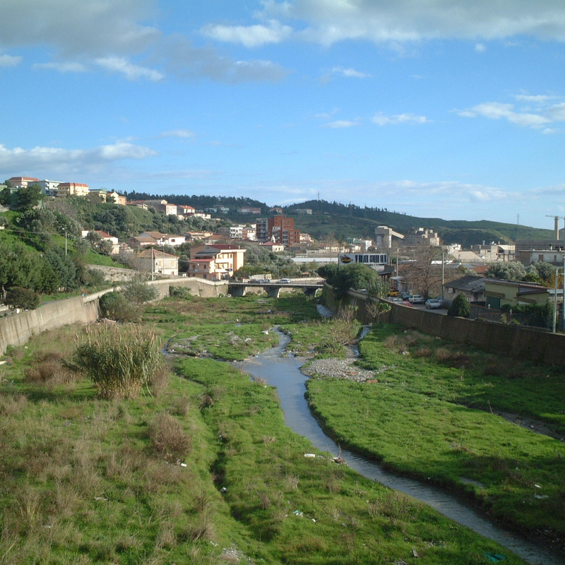 Il torrente Fiumarella a Catanzaro
