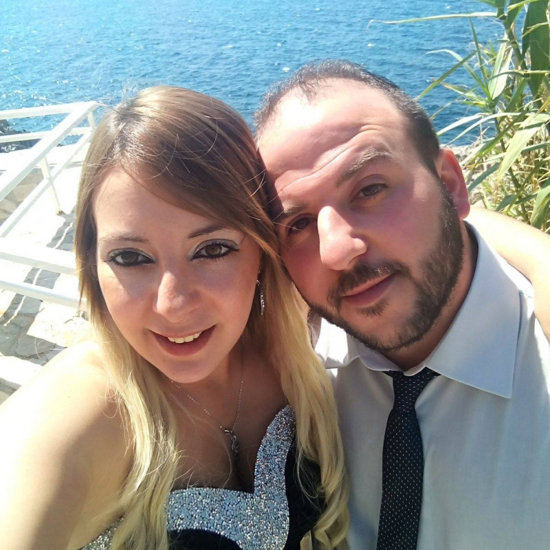 Piera Napoli con il marito Salvarote Baglione
