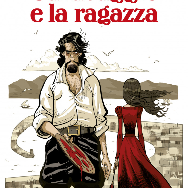 “Caravaggio e la ragazza”. Il bellissimo graphic novel firmato dalla scrittrice Nadia Terranova e dal fumettista e illustratore Lelio Bonaccorso (Feltrinelli, 2021)