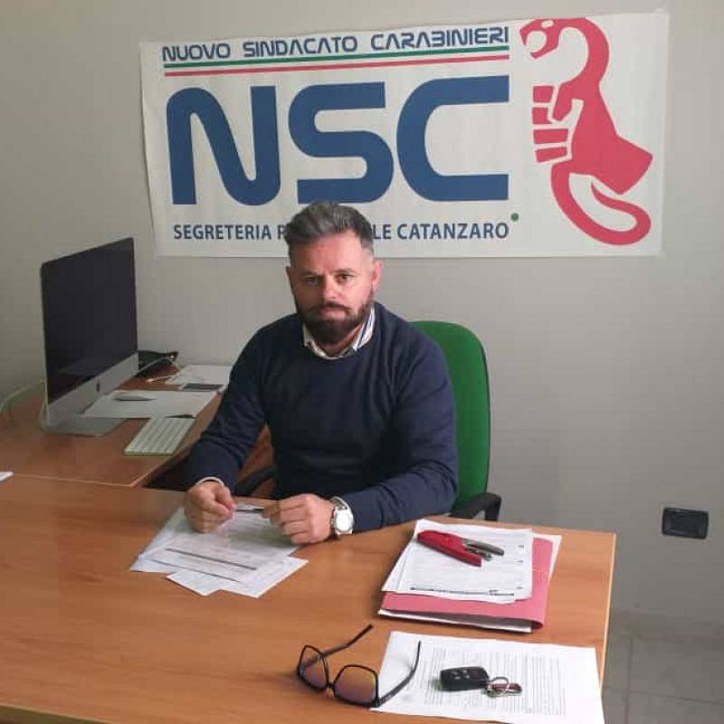 Fabio Riccio, segretario generale provinciale di Catanzaro del Nuovo sindacato carabinieri 