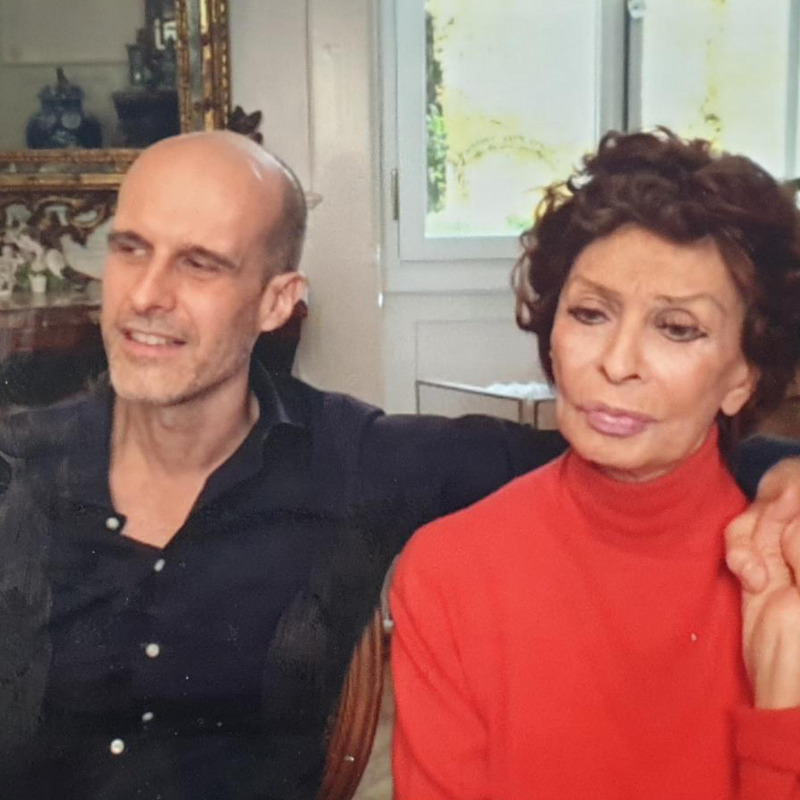 Edoardo Ponti e Sophia Loren