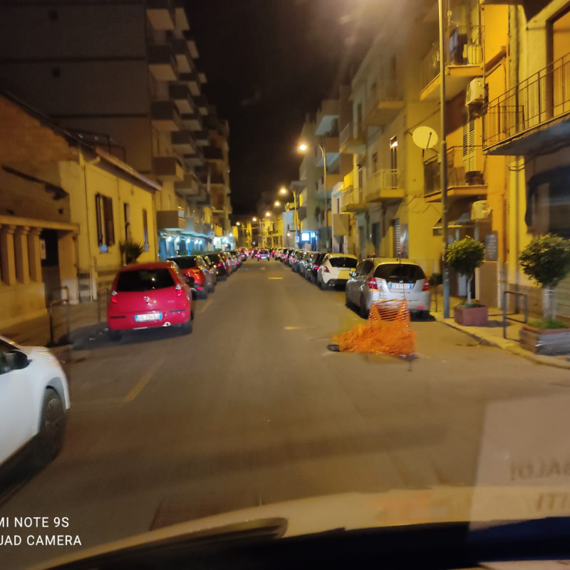 Percorso a ostacoli in Via Sbarre a Reggio Calabria