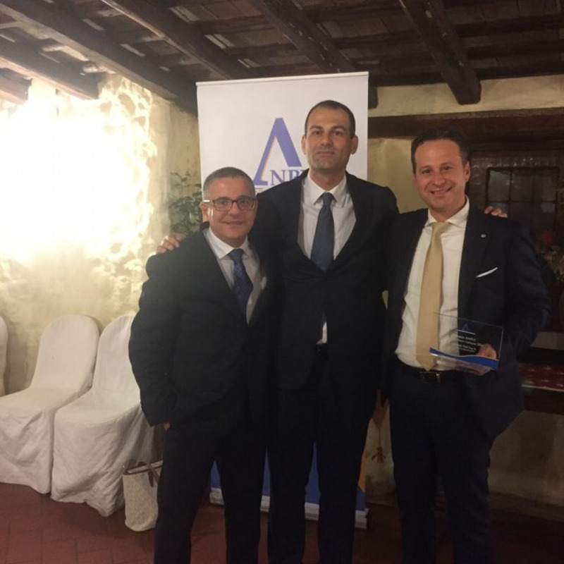 Il presidente provinciale Anpit Marco Furnari, quello nazionale Federico Iadicicco e il presidente Calabria Francesco Catanese