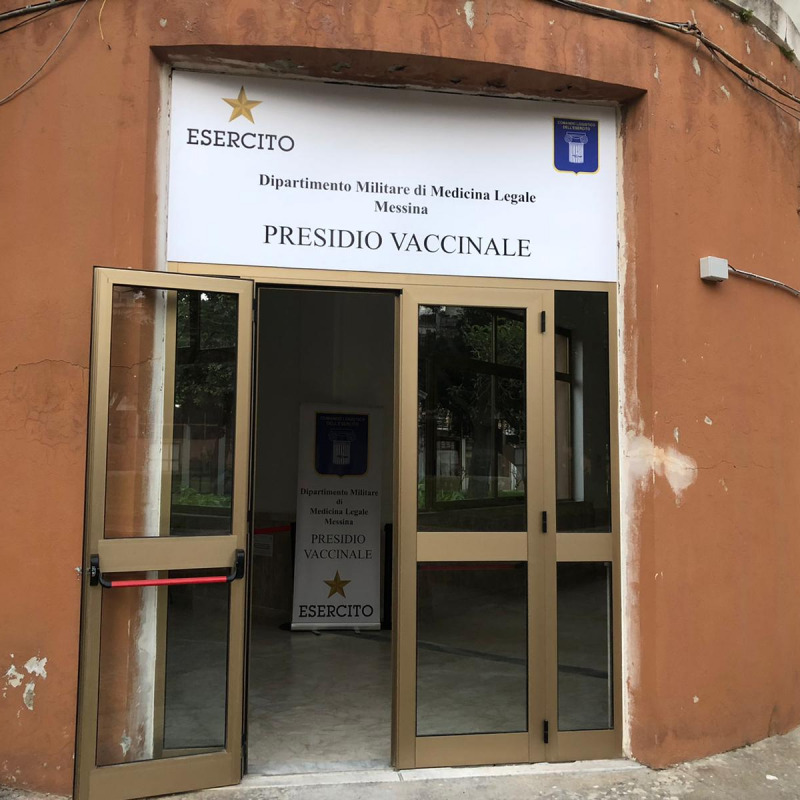 L'ex ospedale militare di Messina trasformato in centro vaccini
