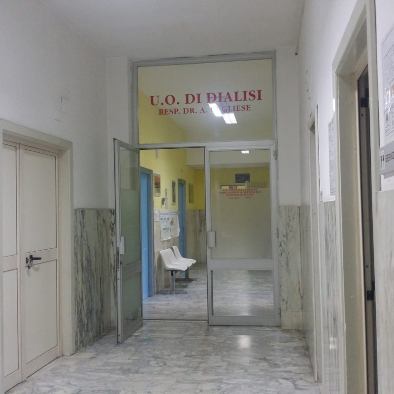 Il centro dialisi dell'ospedale di Soriano