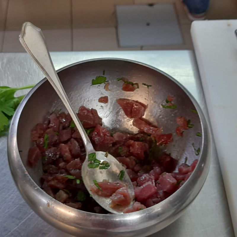 La tartare di tonno