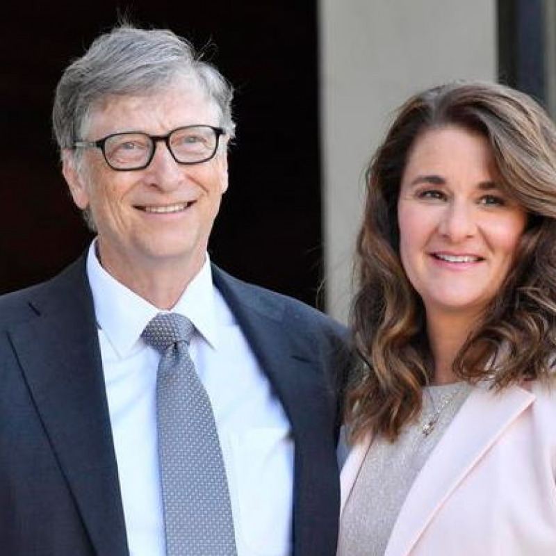 Bill Gates con la moglie Melinda