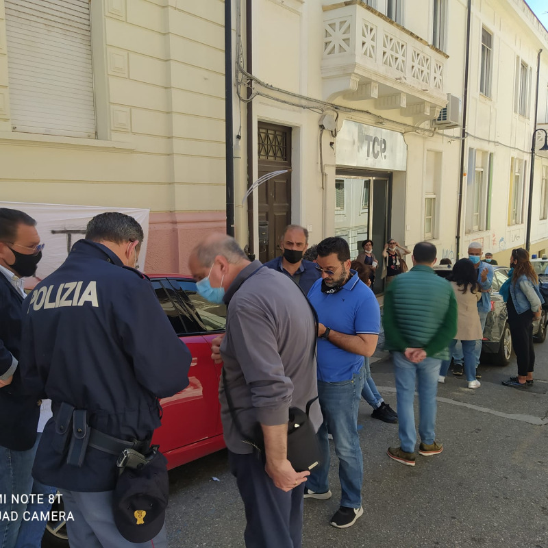 La protesta degli operatori di psichiatria a Reggio Calabria