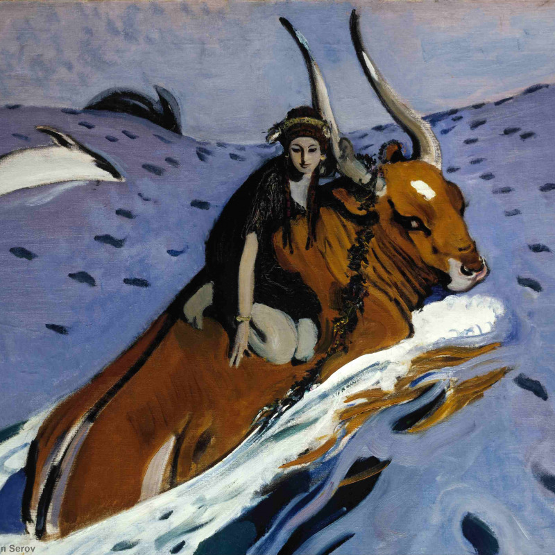 "Il rapimento di Europa". Valentin Serov, 1910