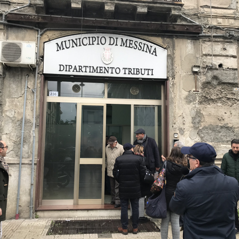 L'ufficio tributi del Municipio di Messina