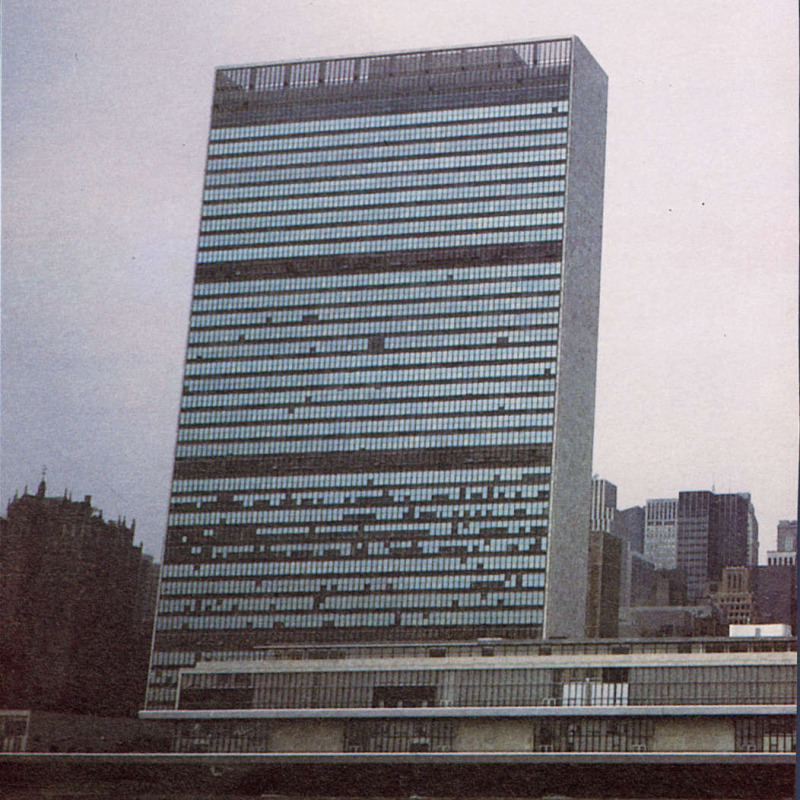 Il palazzo dell'Onu a New York