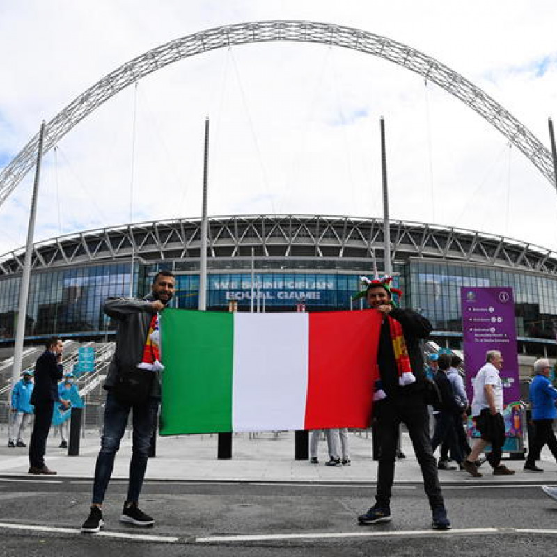 Tifosi italiani a Wembley