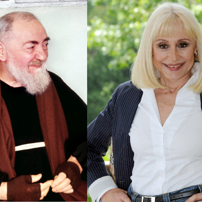 Padre Pio e Raffaella Carrà