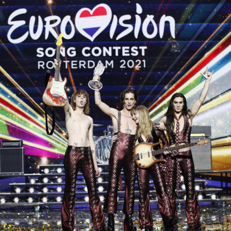 I vincitori in carica. I Maneskin all'Eurovision Song Contest 2021