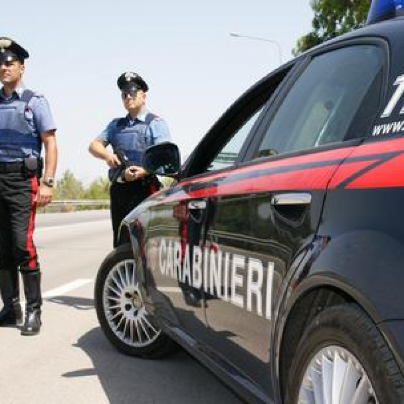 Posto blocco carabinieri