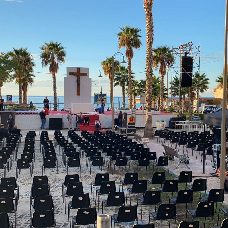 L’area di Tropea dove si terrà la celebrazione della beatificazione di don Mottola
