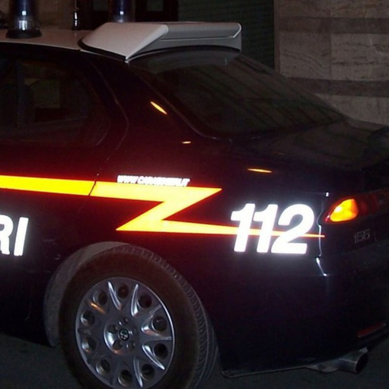 Foto auto carabinieri/FOTO COMANDO CARABINIERI
