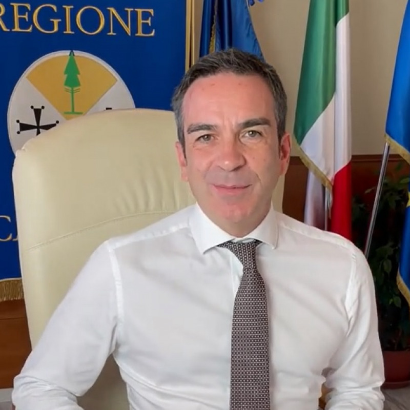Il presidente della Regione Calabria, Roberto Occhiuto