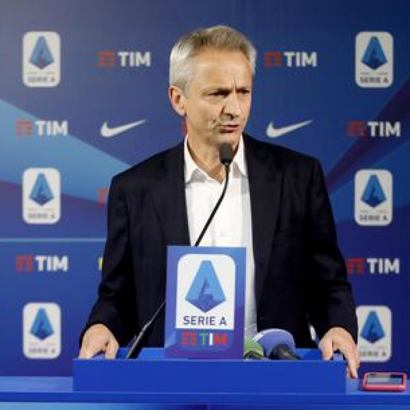 Paolo Dal Pino presidente della Lega di Serie A di calcio