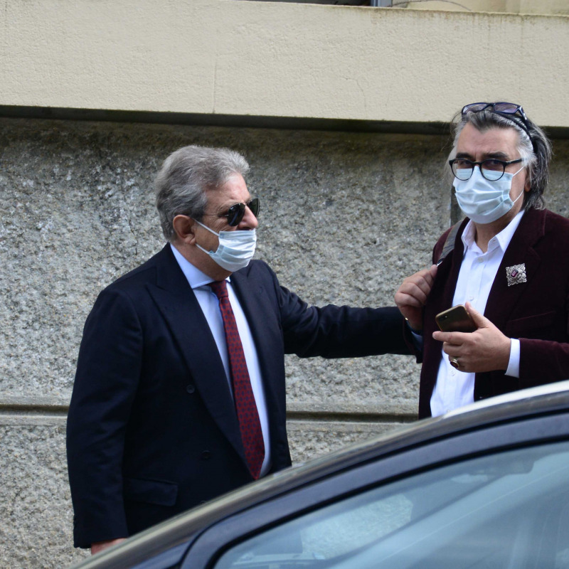 Giancarlo Pittelli e l'avvocato Salvatore Staiano